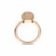 BIGLI Mini Sweety - 18kt rose gouden ring met bruine diamant 0.94ct - 23454