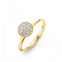 ONE MORE - 18kt geelgouden ring met briljant - 23459