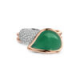 BIGLI Mini Leaves - 18kt bicolor gouden ring met diamant 0.22ct - 23522