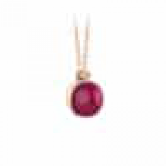 BIGLI Mini Sweety - 18kt rose gouden halsketting met amethist, robijn, parelmoer 6ct en diamant 0.01ct - 23583