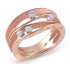 AnnaMaria Cammilli Dune - 18kt rose gouden ring met briljant 0.27ct - 23712