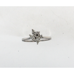 18KT WIT GOUDEN RING MET BRILJANTEN 0.43ct - 23730