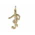 18kt geel gouden hanger - Voetballer - 23744