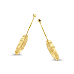 NAIOMY MOMENTS oorhangers in goldplated silver - 23927