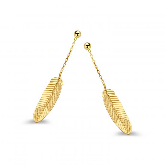 NAIOMY MOMENTS oorhangers in goldplated silver - 23927