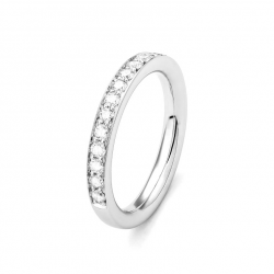 18kt witgouden ring met diamant 0.22ct - 2385