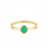 SWING JEWELS - 18kt geelgouden ring met groene zirconium - 2504