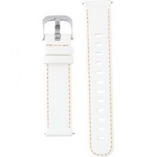 Garmin Quick release 18mm watch band - witte lederen band - 2829