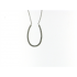 18kt gouden ketting met hanger (briljant 0.19ct) - 2936