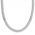 Naiomy zilveren gourmette collier met zirconium - 4206