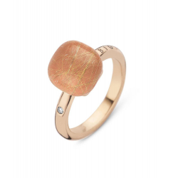 BIGLI Mini Sweety - 18kt rose gouden ring met diamant - 4769