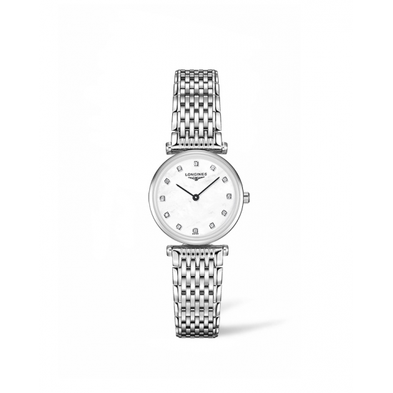 LONGINES La Grande Classique dames uurwerk met briljanten 0.048ct - 4800