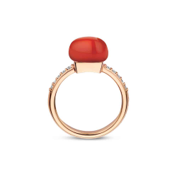 Bigli 18kt rose gouden Mini sweety ring - 4832