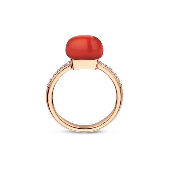 Bigli 18kt rose gouden Mini sweety ring - 4832