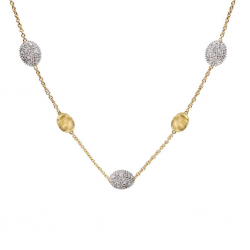 MARCO BICEGO Siviglia - 18kt gouden ketting met briljant 0.60ct - 4856