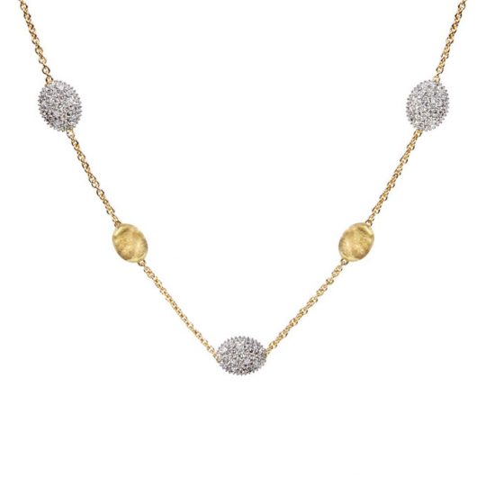 MARCO BICEGO Siviglia - 18kt gouden ketting met briljant 0.60ct - 4856