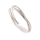 MARCO BICEGO Masai - 18kt wit gouden armband met briljant 1.14ct - 4860