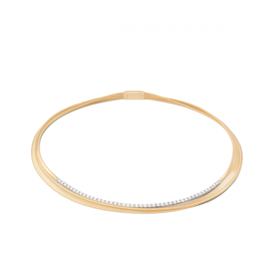 MARCO BICEGO MASAI 18kt wit gouden collier met briljant 1.32ct - 5110