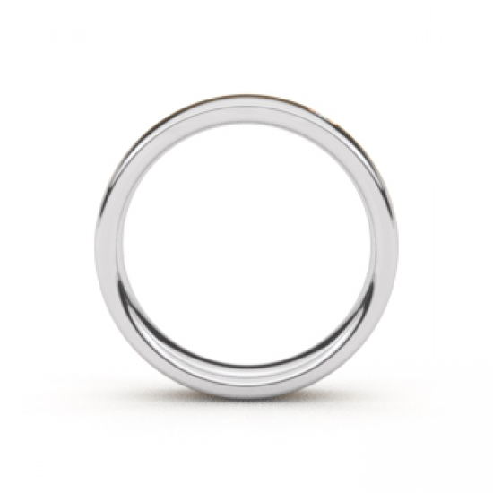 Tessina Staal + 18kt gouden trouwring en diamant - 5123