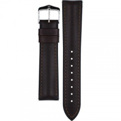 HIRSCH James leder/silicone band 20mm - 5128