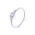 18kt witgouden ring met diamant 0.36ct - 5176
