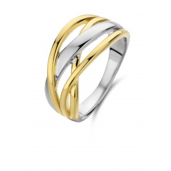 SILVER ROSE - zilveren ring met zirconium - 5417