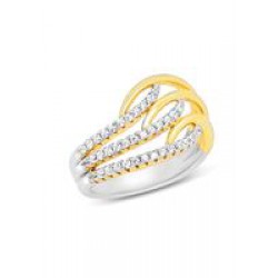 SILVER ROSE - zilveren ring met zirconium - 5419
