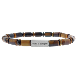 STEEL & BARNETT stone bracelet - Tiger - 6596