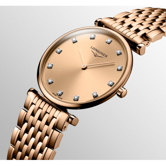 LONGINES La Grande Classique dames uurwerk met briljanten - 6665