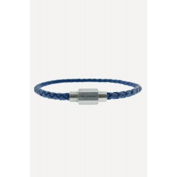 STEEL & BARNETT leather bracelet - Blue - 6667