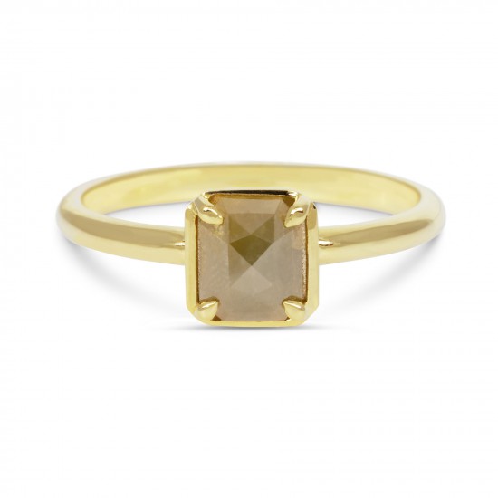 NOUS 18kt geel gouden ring met diamant 0.55ct - 8260