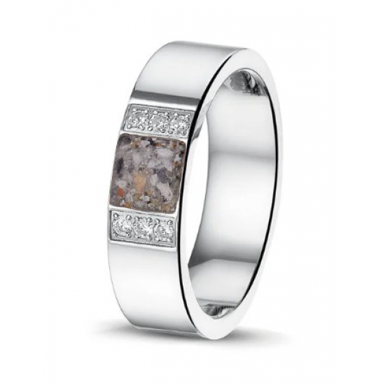 SEE YOU zilveren ring met vingerafdruk - 10798