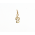 18kt GOUDEN HANGER - solsleutel - 10913