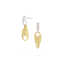 MARCO BICEGO Lucia - 18kt bicolor gouden oorringen met briljant 0.39ct - 11229