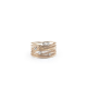 ANNAMARIA CAMMILLI - 18kt natuurkleur witgouden ring met diamant 0.28ct - 11331