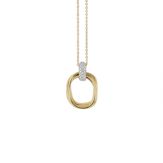 AnnaMaria Cammilli Tie Chic - 18kt geelgouden hanger met briljanten 0.17ct - 11432