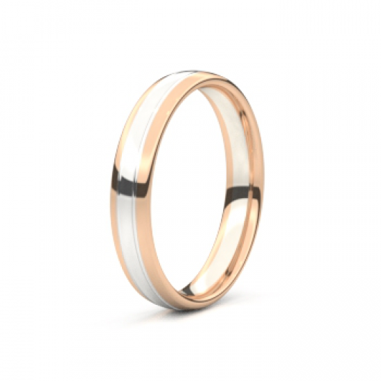 Traditions - 14kt bicolore gouden trouwringen - 11726