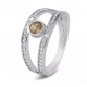 SEE YOU zilveren ring met zirconium - 12259