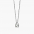 18kt witgouden halsketting met diamant 0.30ct - 12335