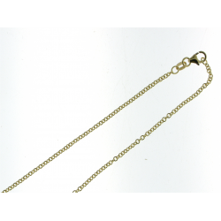 18KT geelgouden halsketting 45cm - 12336