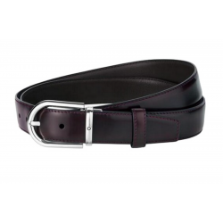 MONTBLANC Belt Horseshoe Shiny Palladium coated - 12744