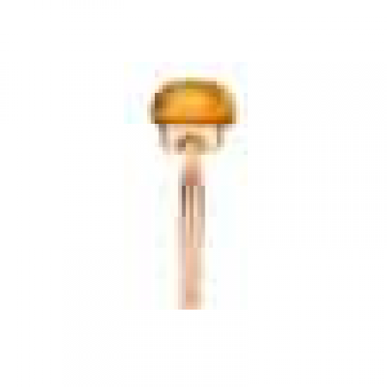 BIGLI Mini Sweety - 18kt rose gouden ring met cognac kwarts, parelmoer 6ct en diamant 0.02ct - 13056