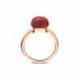 BIGLI Mini Sweety - 18kt rose gouden ring met granaat, parelmoer 6ct & diamant 0.02ct - 13057