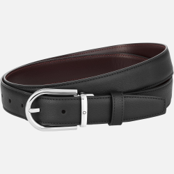 MONTBLANC Belt Horseshoe Shiny Palladium finish - 13123