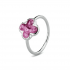 SEE YOU zilveren clover ring met zirconium - 13536