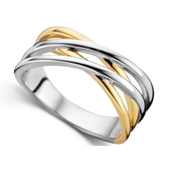SILVER ROSE - zilveren ring - 13583