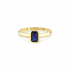 SWING JEWELS - 18kt geelgouden ring met blauwe zirconium - 14001