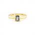 SWING JEWELS - 18kt geelgouden ring met blauwe zirconium - 14002