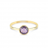 SWING JEWELS - 18kt geelgouden ring met paarse zirconium - 14007