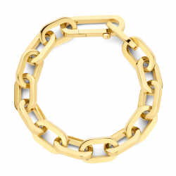 18kt Geelgouden schakelarmband - 14435